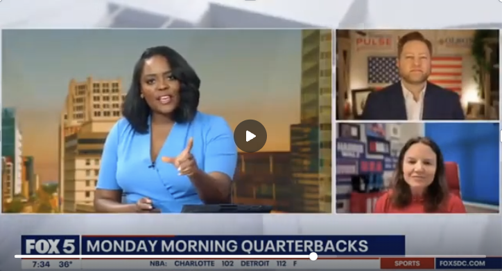 Taryn Rosenkranz on Fox 5 Monday Morning Quarterback